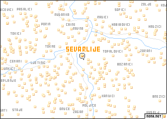 map of Ševarlije