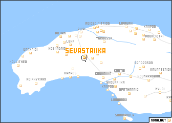 map of Sevastaíïka
