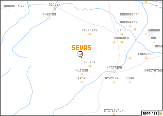 map of Sevas