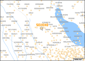 map of Sévého