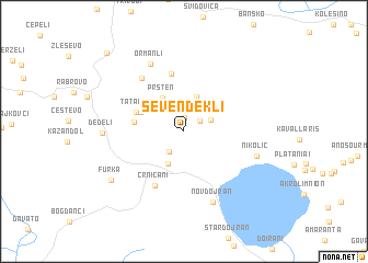 map of Sevendekli