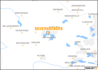 map of Seven Harbors