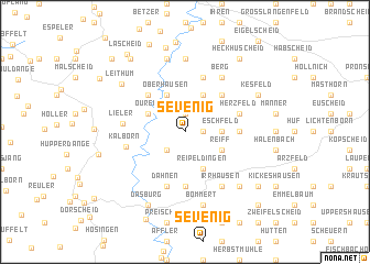 map of Sevenig