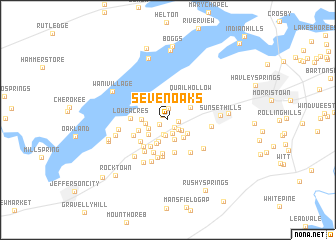 map of Seven Oaks