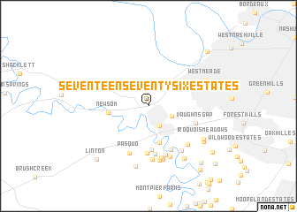 map of Seventeen Seventysix Estates