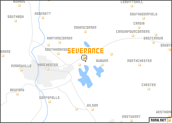 map of Severance