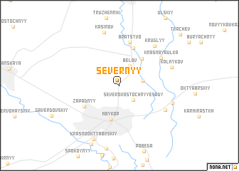 map of Severnyy