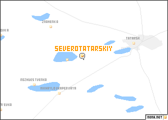 map of Severo-Tatarskiy