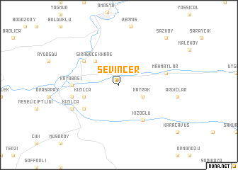 map of Sevincer