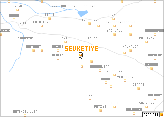 map of Şevketiye