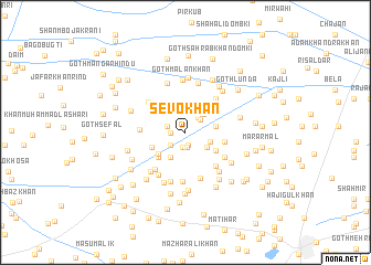 map of Sevo Khān