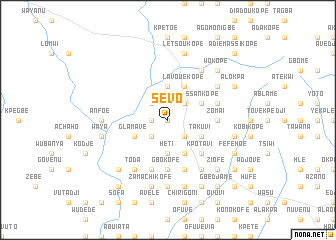 map of Sevo