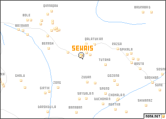 map of Sewais