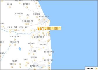 map of Seydǝkǝran