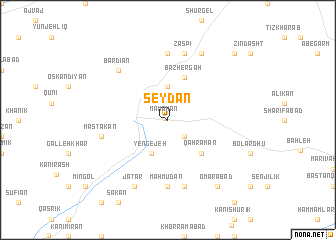 map of Seydān