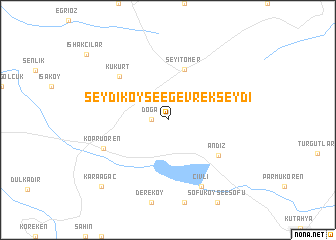 map of Seydiköy see Gevrekseydi