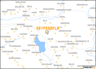 map of Seyf-e Soflá
