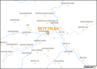 map of Seyf Ţāleh