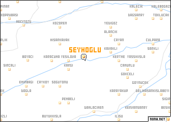 map of Şeyhoğlu