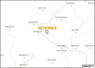 map of Şeyhömer