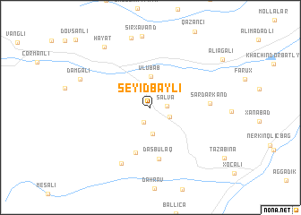 map of Seyidbǝyli