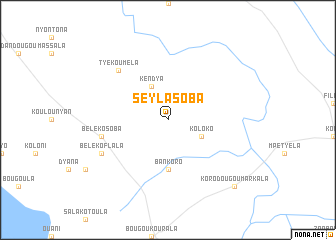 map of Seyla Soba