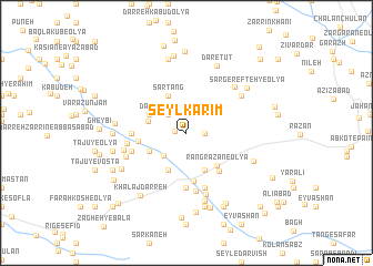 map of Seyl Karīm