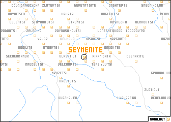 map of Seymenite
