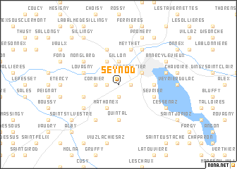 map of Seynod