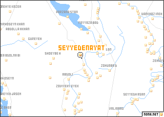 map of Seyyed ‘Enāyat