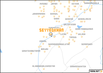 map of Seyyedkhān