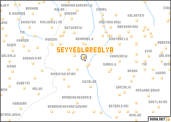 map of Seyyedlar-e ‘Olyā