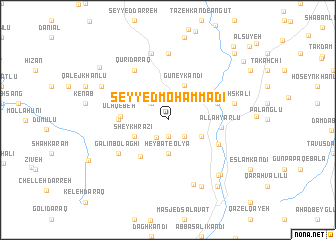 map of Seyyed Moḩammadī