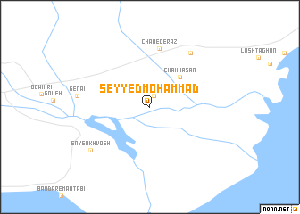 map of Seyyed Moḩammad
