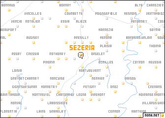 map of Sézéria