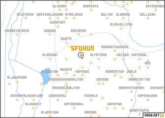 map of Sfūhun