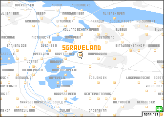 map of ʼs-Graveland