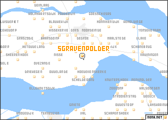 map of ʼs-Gravenpolder