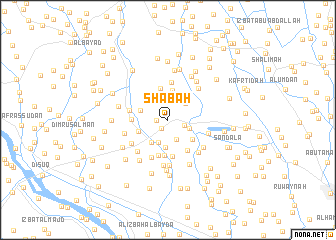 map of Shābah