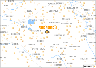map of Shabanaj