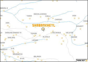 map of Shā‘bān Kheyl