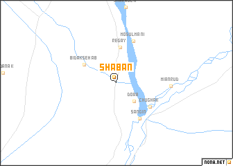 map of Shabān