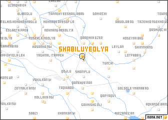 map of Shabīlū-ye ‘Olyā