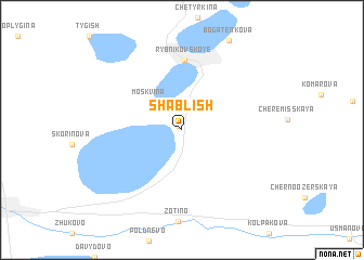 map of Shablish