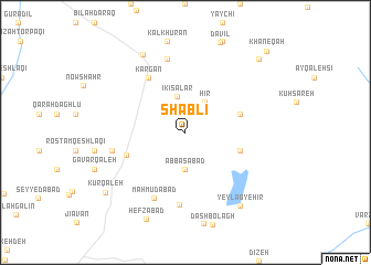 map of Shablī