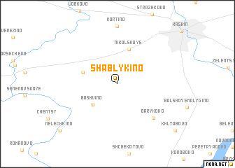 map of Shablykino