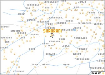 map of Shābrāni