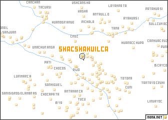 map of Shacshahuilca