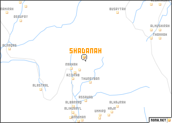 map of Shadanah