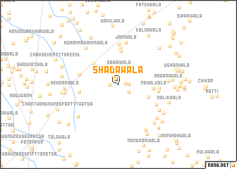 map of Shadāwāla